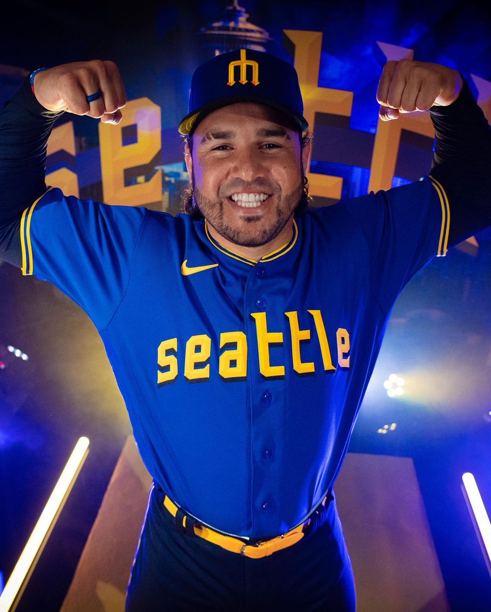 MLBONFOX's tweet photo. The Seattle Mariners revealed their City Connect uniforms 🔱🔥

📷: @Mariners https://t.co/Y86zgDuOOP
