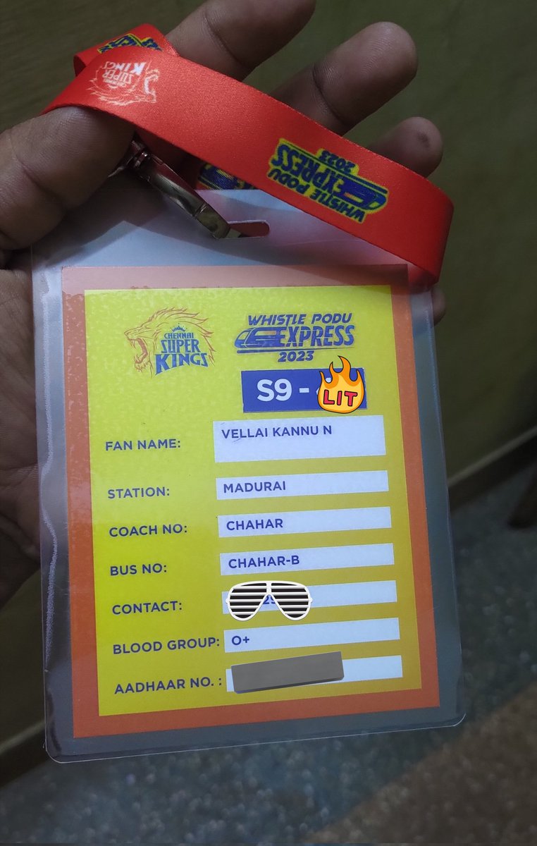 white8515's tweet photo. Selected for #WhistlePoduExpress
😍😍
Thank you @ChennaiIPL #LEO for this lifetime oppertunity 🥺
All time #CSK fan 😍

Can't wait to return the #Yellove at Sunday in Chepauk 🔥😍
#WhistlePoduExpress 
#CSK
#CSKvsPBKS https://t.co/1e2gwnEOAy