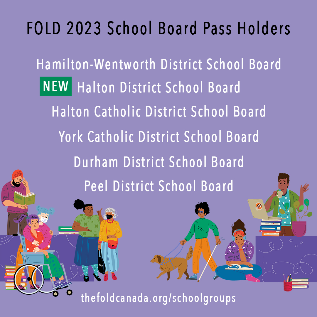 A new school board secured a school board pass!

Educators! If you belong to any of the school boards listed here, you have a free School Board pass code to all of the virtual sessions at #Fold2023!   

Email kids@thefoldcanada.org for more info.   

We can't wait to see you at