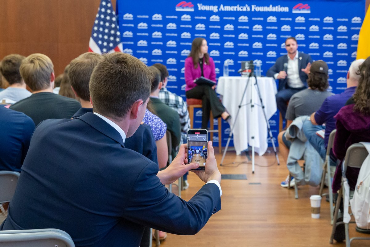 catholicuyaf's tweet photo. Well, that was fun!

Thank you to @RepDanCrenshaw for visiting with us last night. It was great getting to hear about what a conservative foreign policy looks like!

#onlyatyaf @yaf https://t.co/zNQgHVjADV