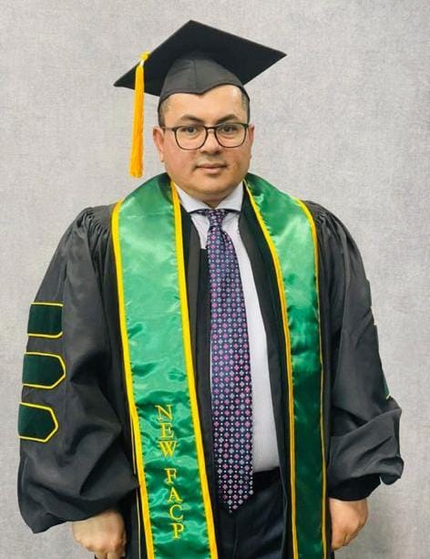 madenavoice's tweet photo. نُبارك لابن ولاية #صحم الدكتور/ أيمن بن خميس الوهيبي؛ لحصوله على زمالة الكلية الأمريكية للأطباء من الكلية الأمريكية للأطباء (FACP)، من مدينة سان ديغو الأمريكية.

سائلين الله له التوفيق والنجاح في قادم مسيرته العلمية والعملية. https://t.co/vkHrkgBQoy