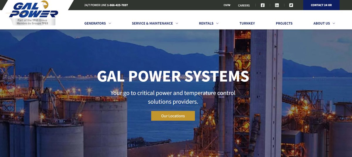 Have you visited our new look GAL Power website?
GalPower.com
New Look...Same great team! Same reliable service as always!
#GALPowerSystems #GALpower