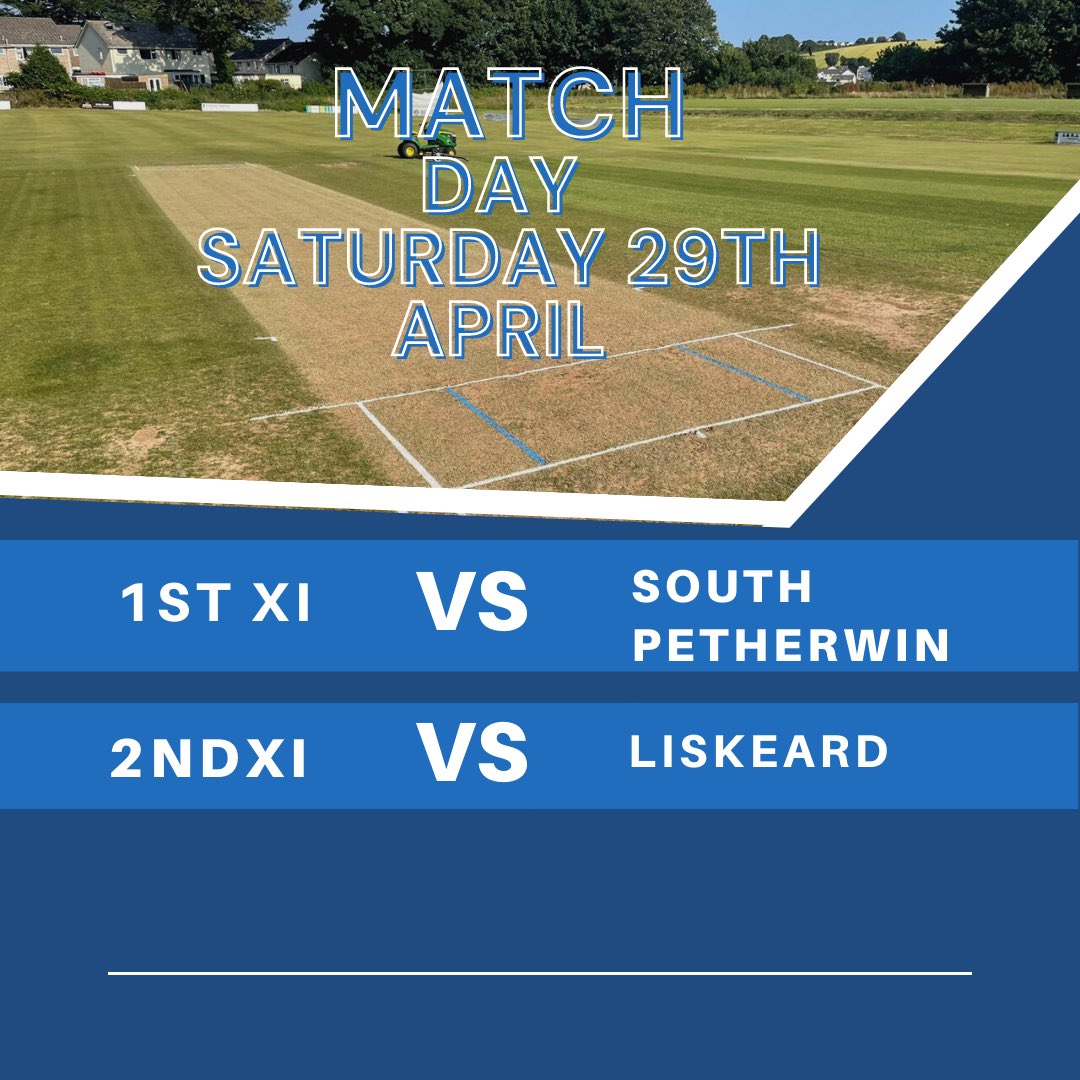 St Blazey CC (@stblazeycc) on Twitter photo Is this the weekend we finally get underway 🤞. The 1sts host <a href="/SPetherwinCC/">South Petherwin CC</a> and the 2nds travel to <a href="/liskeardcricket/">Liskeard cricket</a>. Good luck both teams, wrap up warm 🥶 #cornwallcricket Is this the weekend we finally get underway 🤞. The 1sts host <a href="/SPetherwinCC/">South Petherwin CC</a> and the 2nds travel to <a href="/liskeardcricket/">Liskeard cricket</a>. Good luck both teams, wrap up warm 🥶 #cornwallcricket