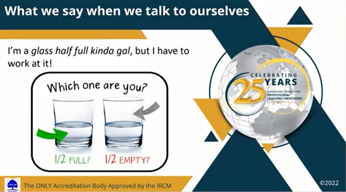 youngmindscoach's tweet photo. ⚡️Dawn Campbell "𝐖𝐡𝐚𝐭 𝐭𝐨 𝐬𝐚𝐲 𝐰𝐡𝐞𝐧 𝐲𝐨𝐮 𝐭𝐚𝐥𝐤 𝐭𝐨 𝐲𝐨𝐮𝐫𝐬𝐞𝐥𝐟"

👉 Dawn's vast experience as a coach and mentor packs this video with excellent hacks for creating a Positive Mental Attitude for a better life.

👉 𝐂𝐥𝐢𝐜𝐤 𝐇𝐞𝐫𝐞: https://t.co/9y3P5HfaoY https://t.co/Vi3Nyf4IxD