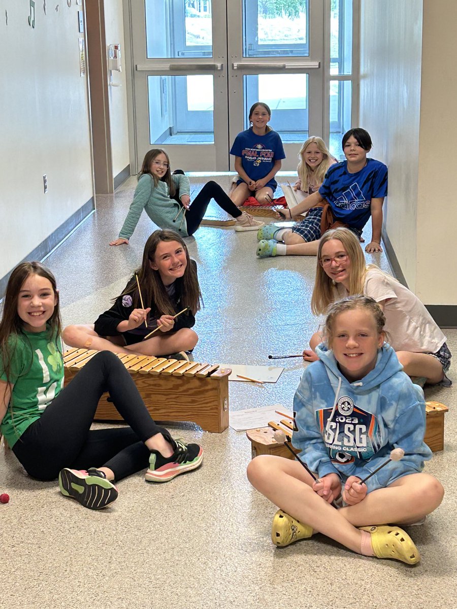 MPTimberwolves's tweet photo. Fifth grade musicians exploring bells! 💜💜 #mpconfident #opsfortheirfuture https://t.co/uzDisEHkh7