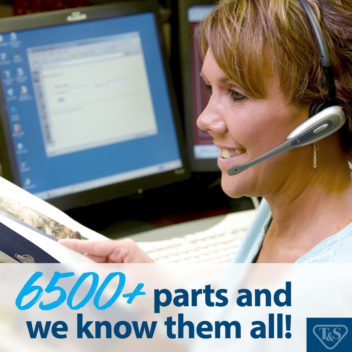 TSBrass's tweet photo. T&amp;S has more than 6,500 products, and our customer service team knows them all.   No exaggeration! With the average tenure of a T&amp;S customer service team member at 14 years, our team is well-equipped to answer any question you have. https://t.co/Pd1G1Vy0u3
