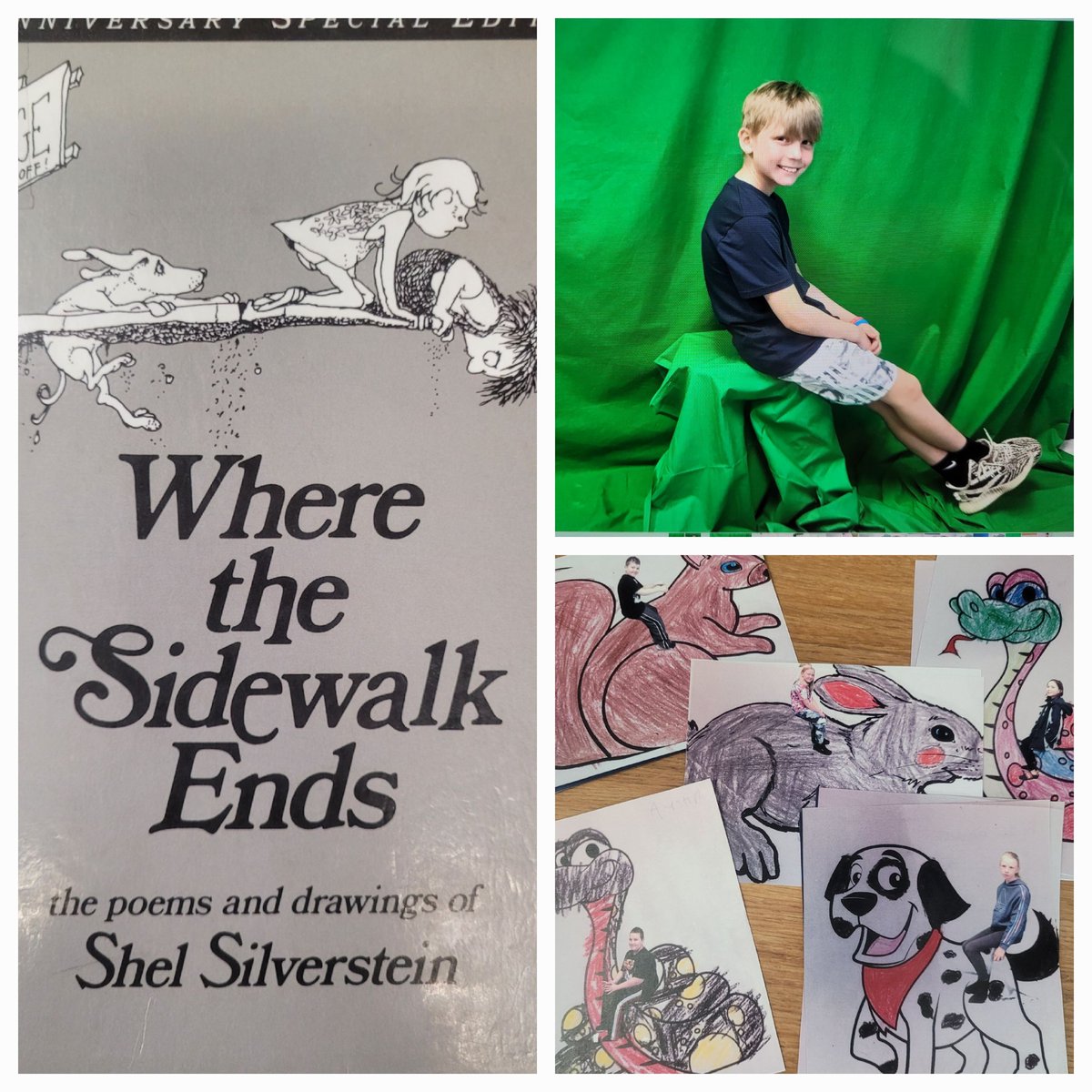 Fourth Graders were able to celebrate National Poetry Month with some green screen fun. How would you get to school if you were one inch tall?