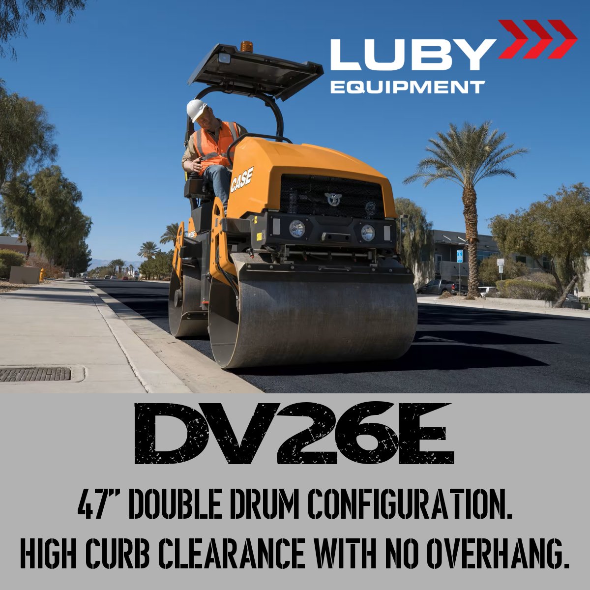 Spring is here! Get your roller today! Call 636-343-9970 
#LubyEquipment  #Roller   #CASE