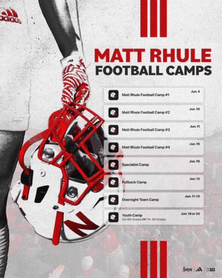 Back to Nebraska this summer🎈Thank you for the invite #GBR @CoachMattRhule @coachedfoley @Rob_Dvoracek @Coach_Knighton @HuskerCoachTW @CoachPotenzaNU @Omeezi_ @s_kwilli32 @VincentGuinta @HuskerHep @PrepRedzone