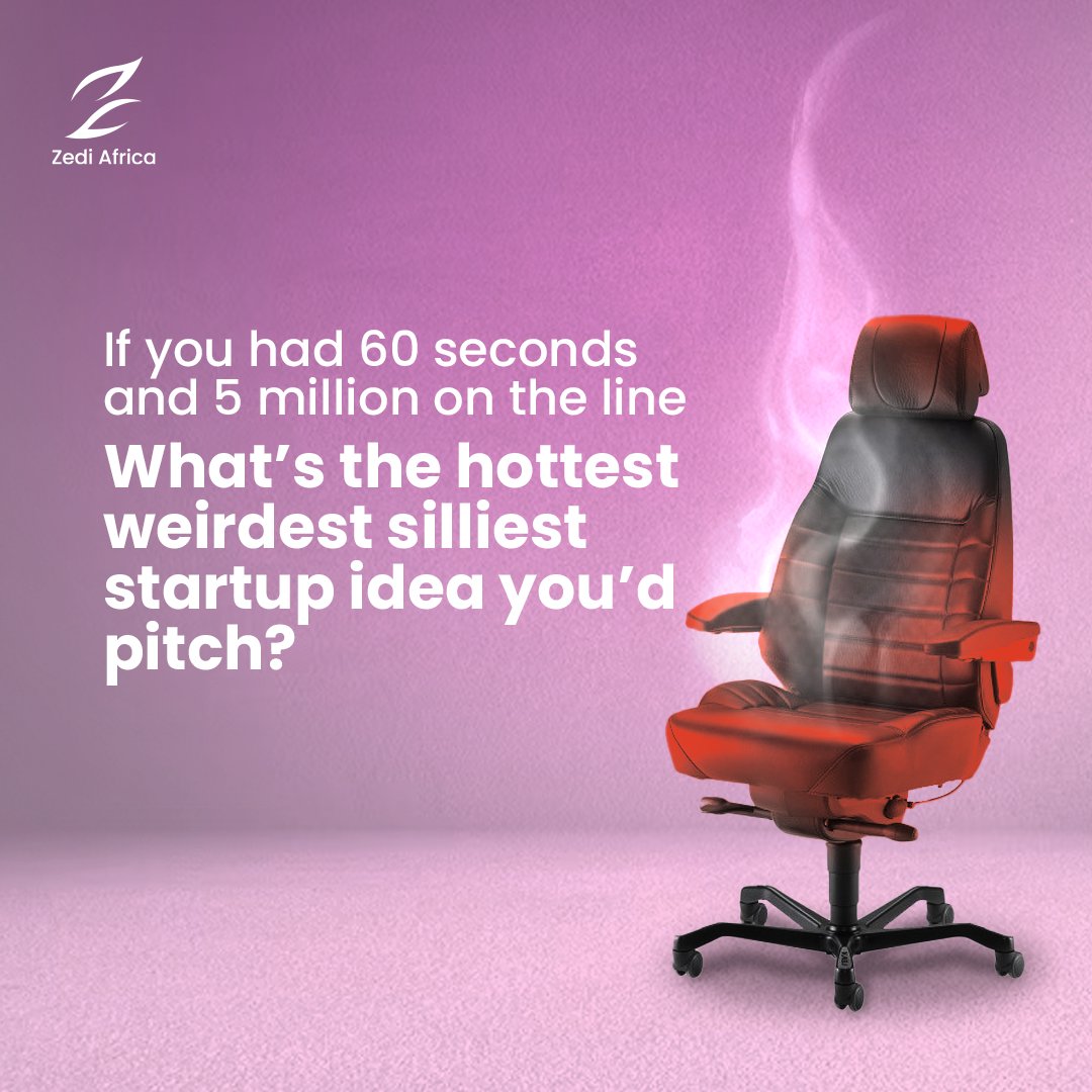 ZediInc's tweet photo. You’re on the hot seat for weird startup ideas.
We'll go first.
The pepper soup-steamed sauna.
It clears your sinuses, the spices detoxify bad vibes, and your skin stays skinning.
Tell us your weird startup ideas in the comments.
#WeirdIdeas #MarketingAgency #MarTech https://t.co/roFhkcLAVG