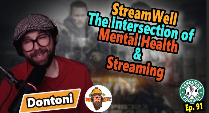 tarducks's tweet photo. We have a new pod with @Dontoni_Lamb. It was a great to hear how he got started and as a real life psychotherapist talked some about the mental health issues that go w being a creator. Also dug into #maruaders, #tarkov & Forehead Fables w Sam! Thnx Dontoni! https://t.co/jErrCQcXc5