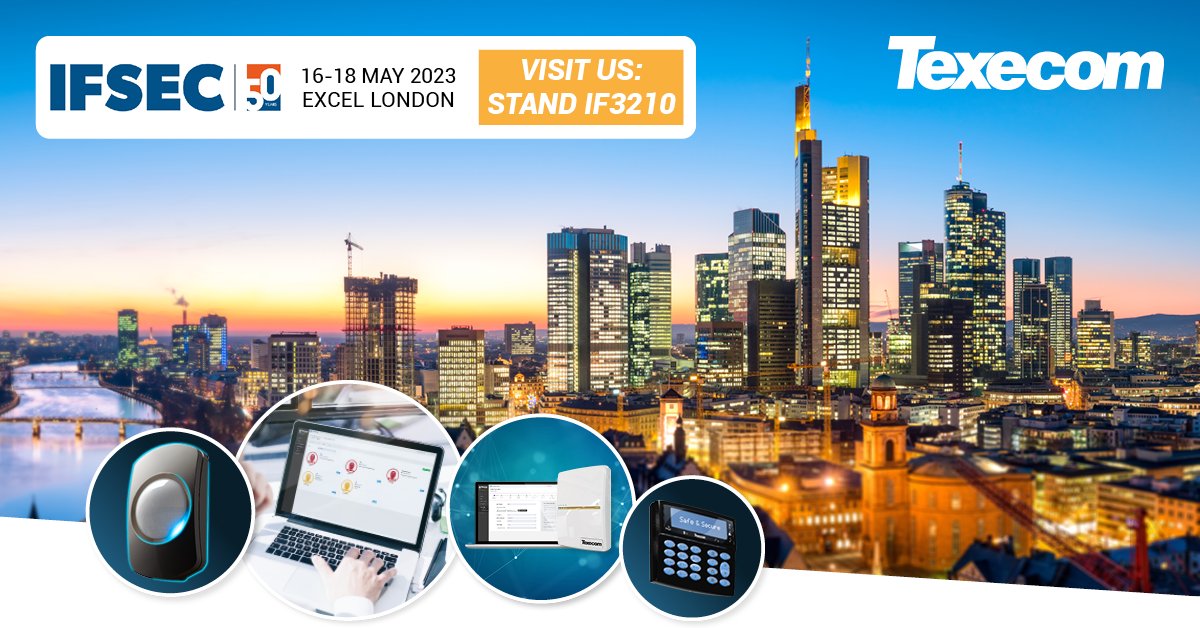 KlaxonSignals's tweet photo. At Texecom we don't believe in standing still, next stop @IFSEC Stand IF3210 at the Excel Centre, London from Tuesday 16th May to Thursday 18th May.

Visit https://t.co/HWmPn6NKKj to request and download your free ticket

#ifsec #londoncalling #texecommonitor #pstnswitchoff https://t.co/GHANxjaCP7
