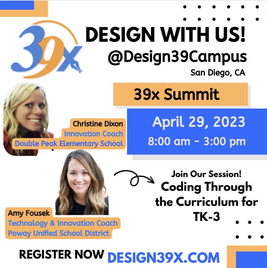 Computer science isn’t just a separate subject, it can be woven into any and all subject areas! Come and learn about various coding platforms and gain resources you can use in your classroom tomorrow! <a href="/christinekdixon/">Make💡Design💡Innovate</a> <a href="/PUSDinnovate/">Poway Unified Technology & Innovation</a> <a href="/PowayUnified/">Poway Unified</a>