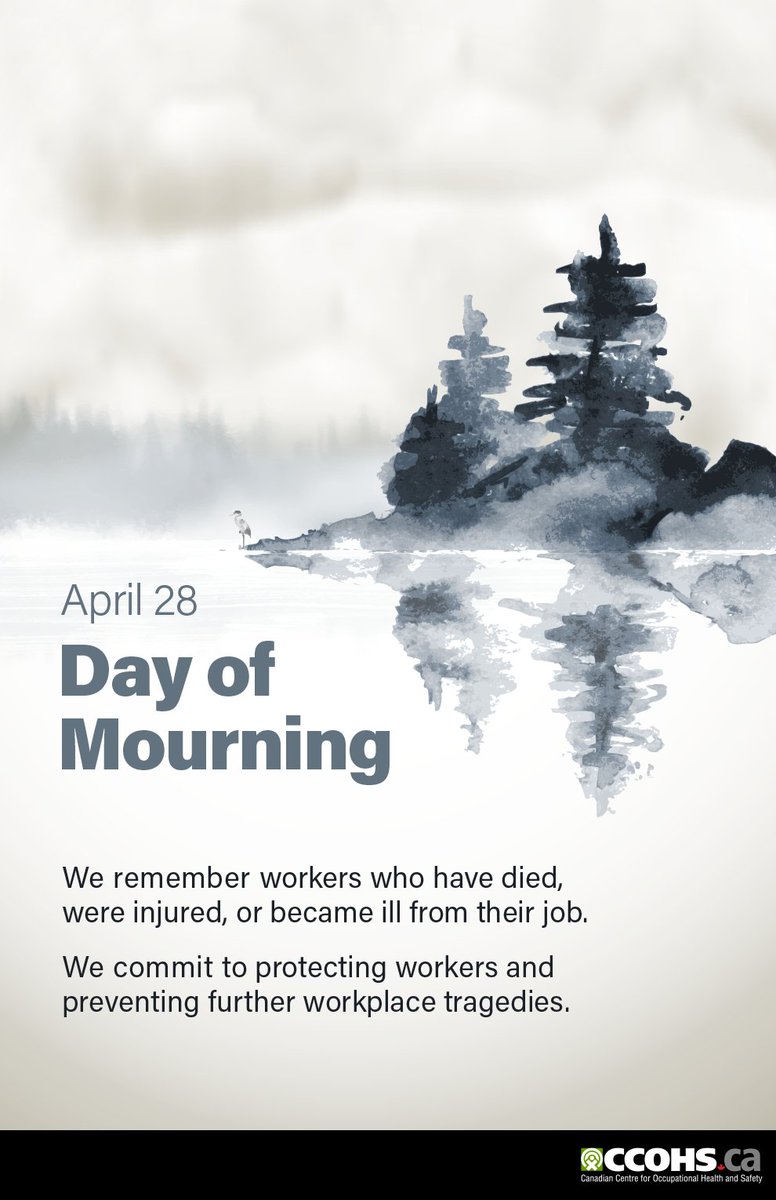 HallwayOrchard's tweet photo. Today is the #NationalDayOfMourning when we remember workers who have died, were injured, or became ill from their job.
🧵 https://t.co/7XH2s86pCS