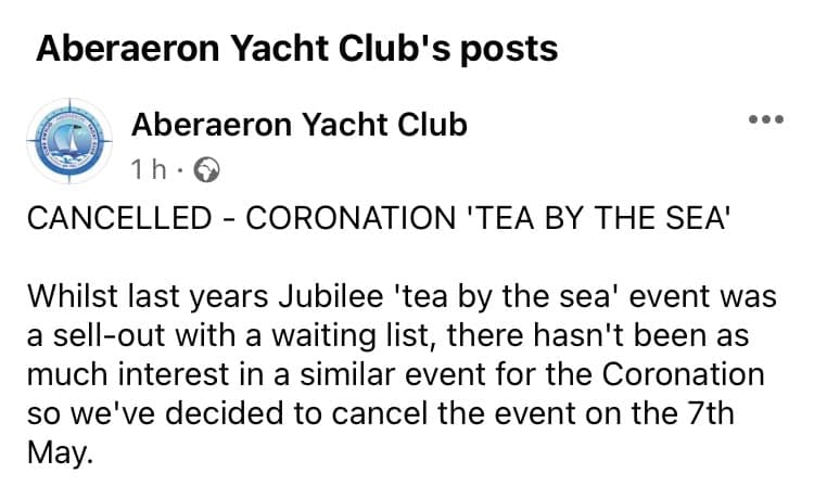 Not much interest in the billionaire vanity event in my part of the world @RepublicStaff  #ConANation  #NotMyKing #SkipTheCoronation #AbolishTheMonarchy