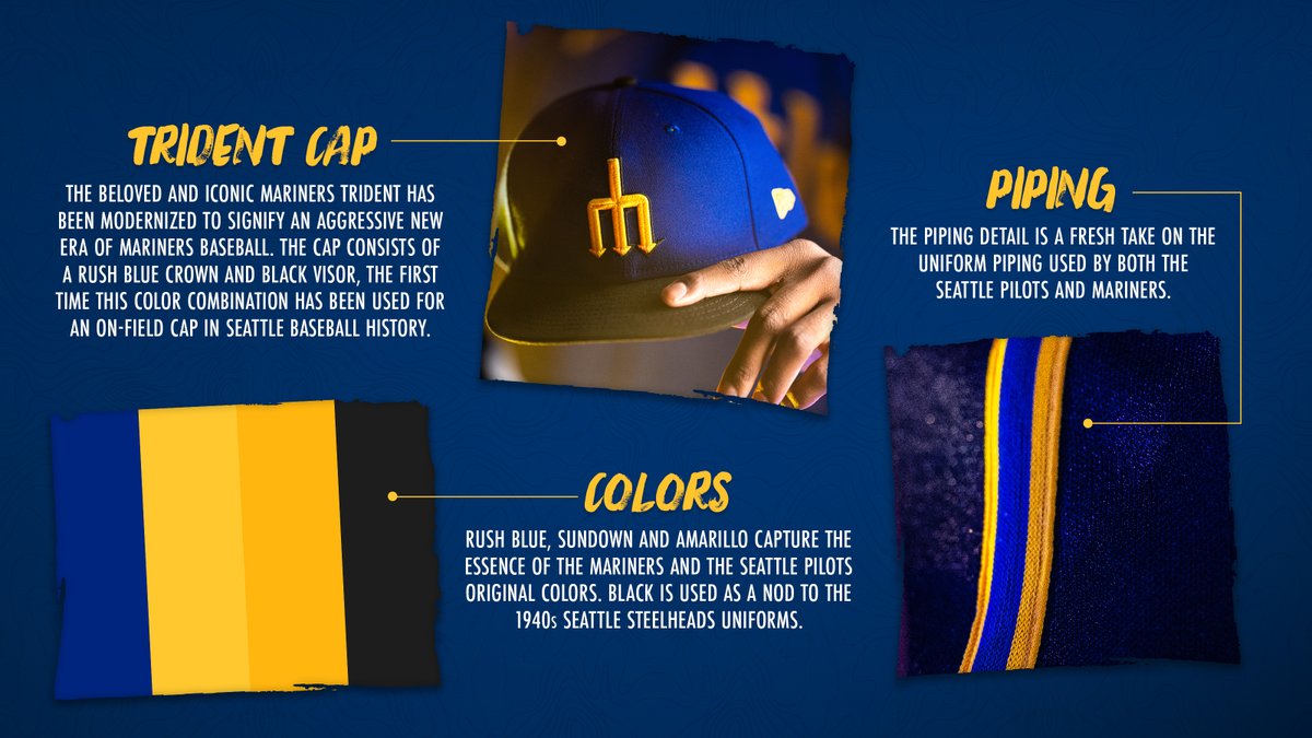 Mariners's tweet photo. Our history. Our story.

🟦 https://t.co/EeVZX8FrV1 🟨 https://t.co/yqGp2nK3Nd
