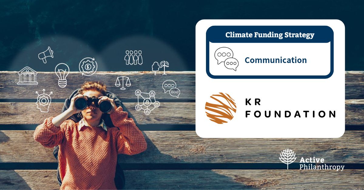 ActPhilanthropy's tweet image. How can funders promote widespread awareness of climate issues and debunk false narratives that hamper climate action? The KR Foundation shows how it's done: activephilanthropy.org/resources/comm…

#ClimatePhilanthropy #ClimateFunding #ClimateCommunication