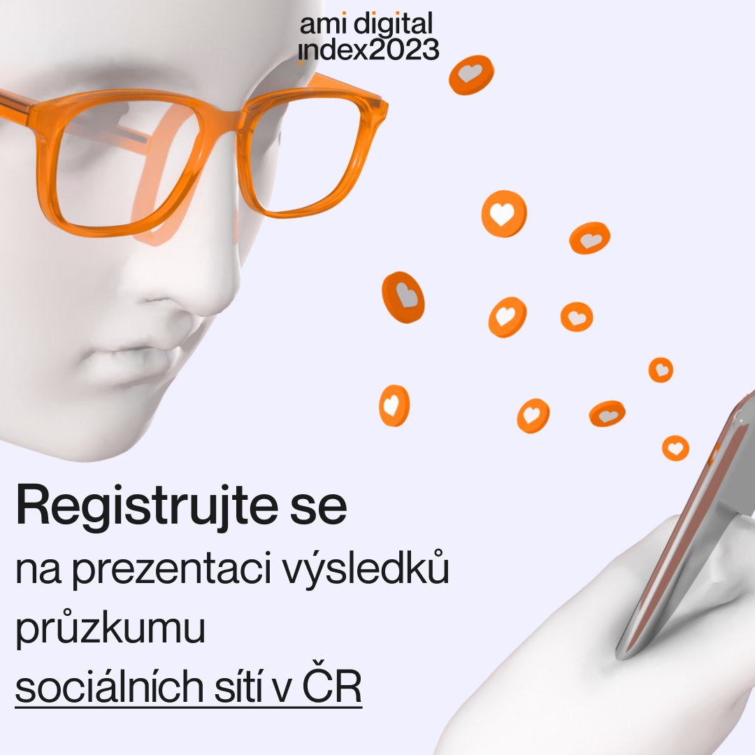 amidigitalcz's tweet image. Přinášíme žhavé novinky z online světa! Používají Češi TikTok, znají AI a jak šlape nakupování na sociálních sítích? AMI Digital Index 2023 je už na konci května. Počet míst máme omezený, tak se přihlaste co nejdříve. 👉 registrace.amidigital.cz