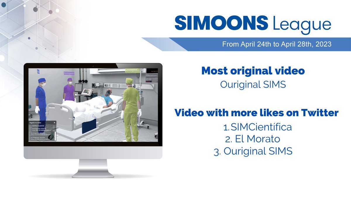 SimulacioVH's tweet photo. 👥🥇🥉🥈 These are the final scores of the videos in the #SIMOONSLeague #SimulacioVH https://t.co/4JzXdvHW9P