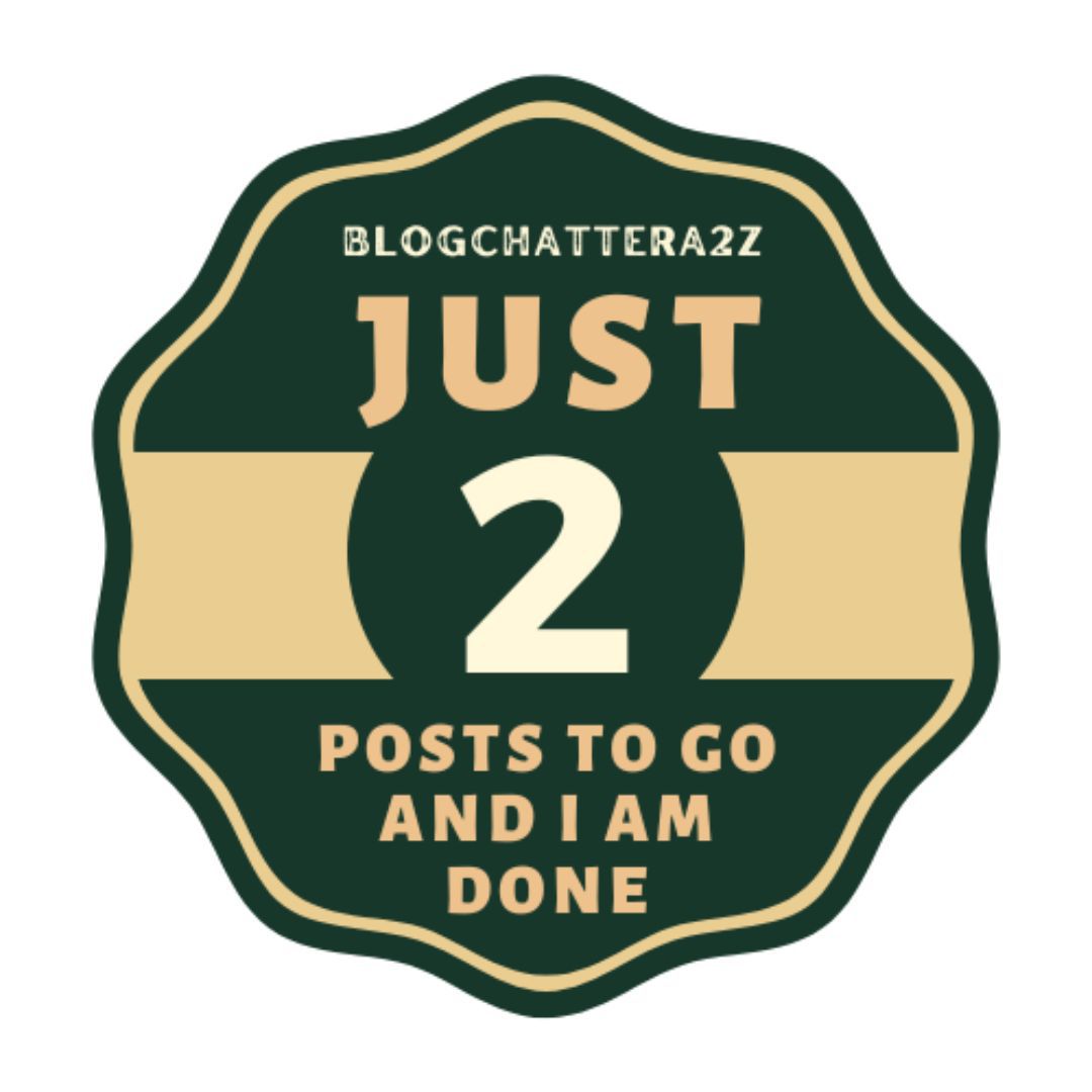 #BlogchatterA2Z And the season of writing will end soon! @blogchatter