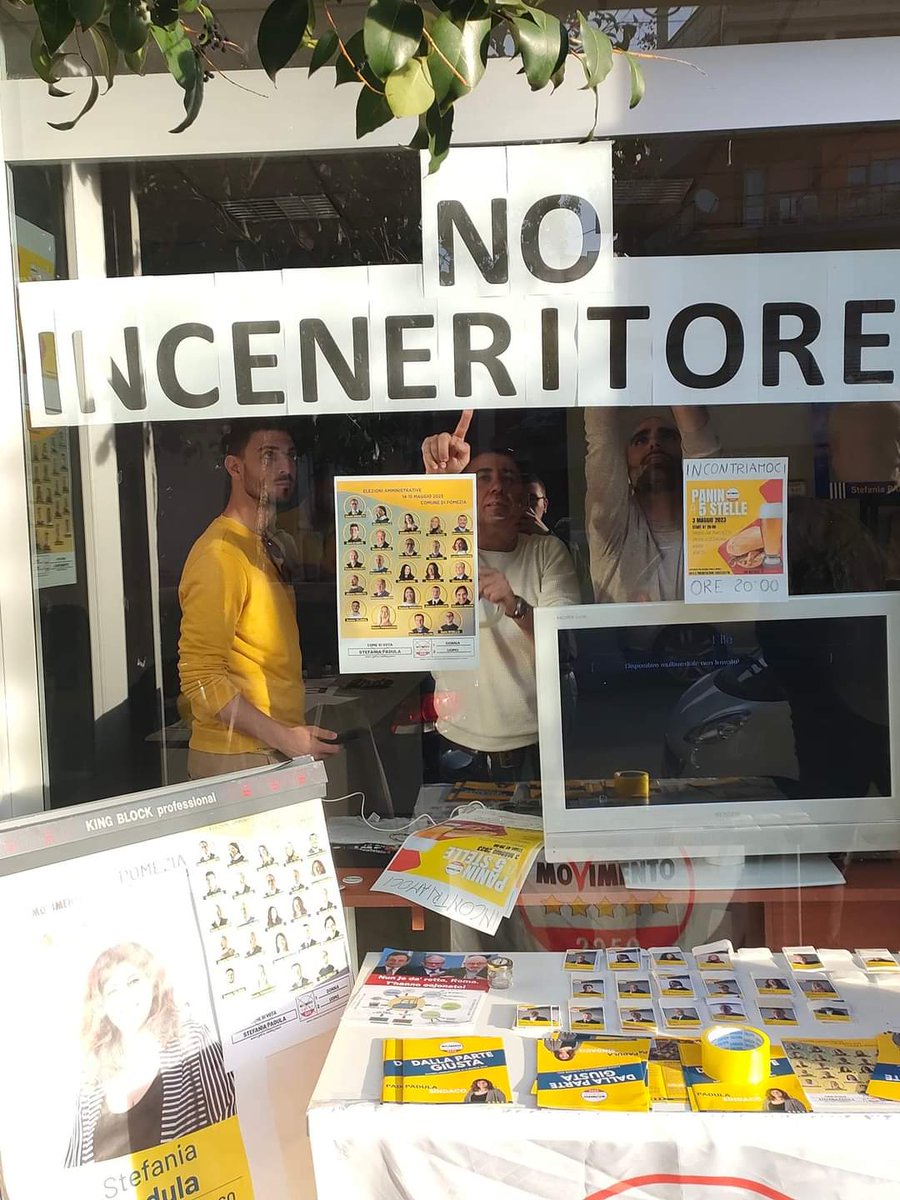 vigile91's tweet photo. nella sede a via Rattazzi 17 del #MoVimento5Stelle - #Pomezia (RM) per ribadire il NO #INCENERITORE di Santa Palomba.

#elezioni 14 - 15 maggio dalla parte giusta #milone per il sindaco #padula https://t.co/cOTgd3fioj