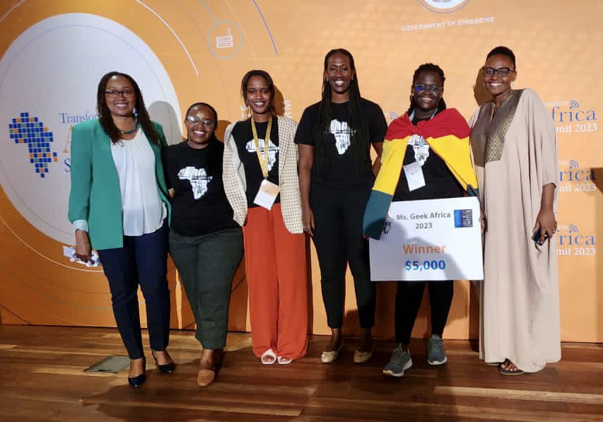 Today we crowned #MsGeekAfrica2023, Selasi Domi-Kowornu from #Ghana. Congrats to you Selasi, we can’t wait to see you take mobile money to the next level!