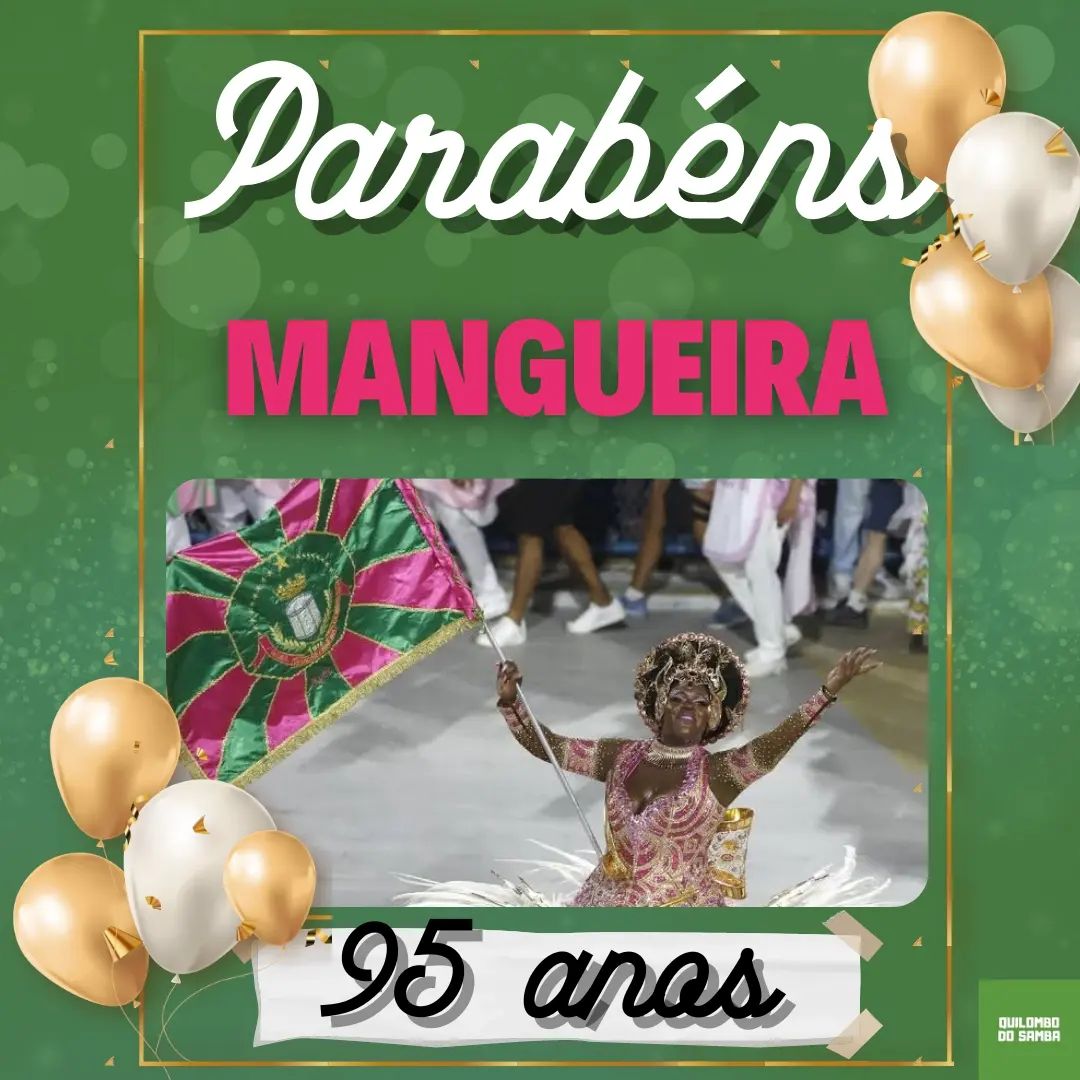 O Morro de Mangueira está em festa pelos 95 anos da Estação Primeira. Parabéns @mangueira_oficial! Desejamos muitas glórias em seu caminho.

#MangueiraFaz95 #EstaçãoPrimeira #Parabéns #QuilombodoSamba