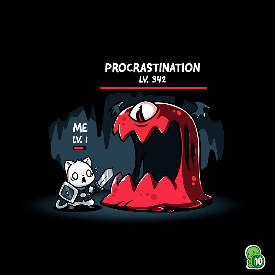 TeeTurtleHQ's tweet photo. Feeling sliiiiightly underleveled for this fight 😅
____________________
#teeturtle #slime #ooze #rpg #videogame #procrastination #procrastinate #gaming #gamer https://t.co/662ZJoLXjm