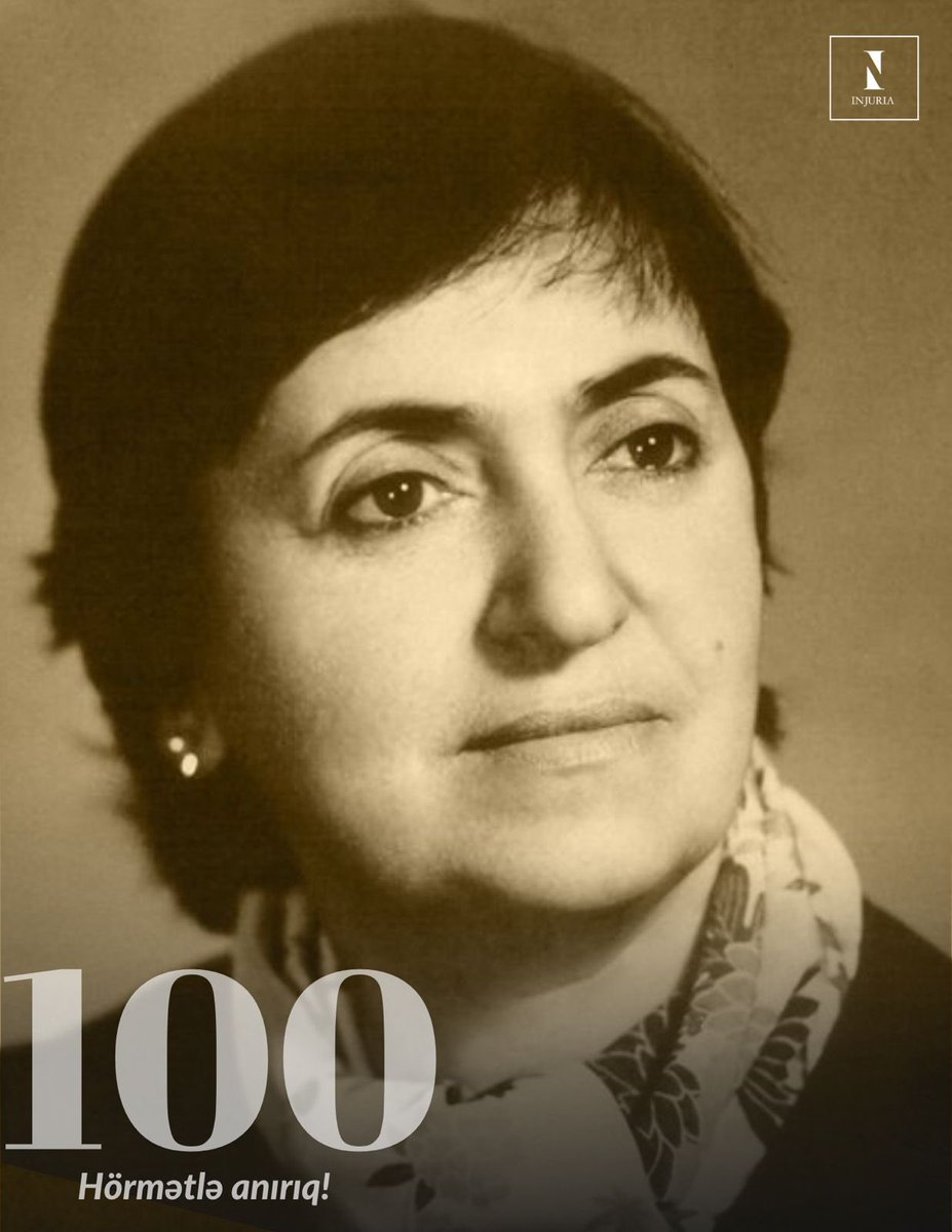 InjuriaMagazine's tweet photo. Bu gün oftalmoloq alim Zərifə Əliyevanın anadan olmasından 100 il ötür. https://t.co/Fw2yAkEytL