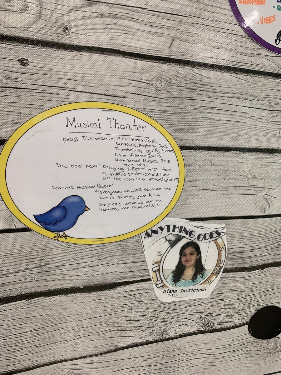 BookwormBuilder's tweet photo. Love love love this bulletin board our fabulous music teacher put together 🤍 who knew so many Lyons Farm staff members were so musical 🎶🎼🎵🎤🎸🥁🎹🎺🎻 (part 2) https://t.co/9KePYih0Xh