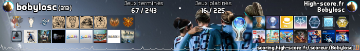 bob59320's tweet image. Mon activité #Playstation : 11 Bronze • 2 Or sur 4 jeux.
 #HighScoreFr #trophyLog
scoring.high-score.fr/scoreur/Bobylo…