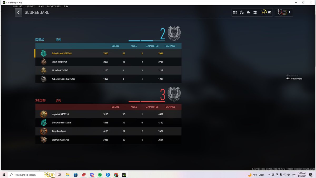 hystras's tweet image. When you play with IRL’s 😅 
#Ranked #CodAgent #MW2