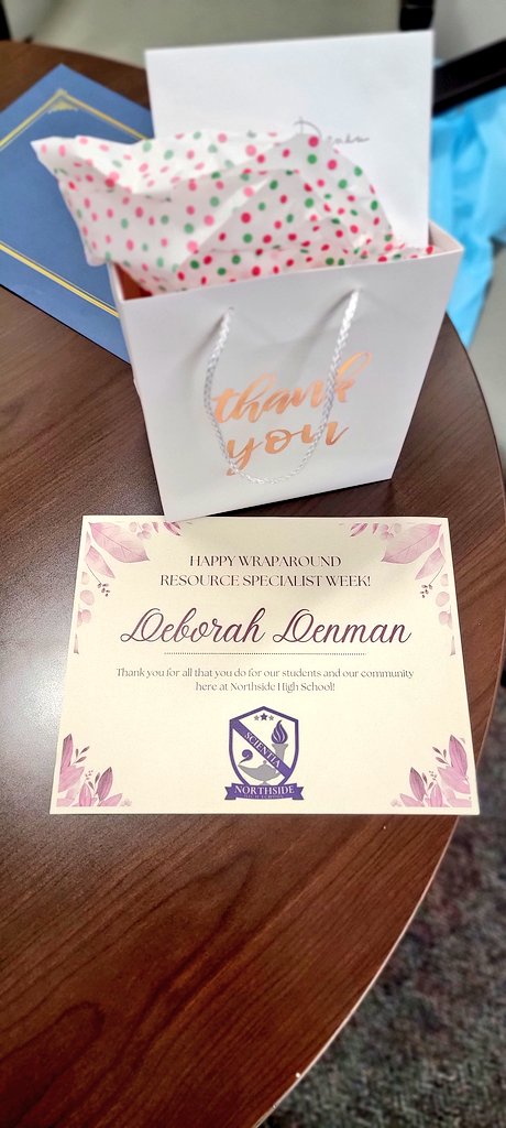 Northside High School (@northside_hs) on Twitter photo A special thank you to our <a href="/HISD_Wraparound/">HISD_Wraparound</a> Specialist, Ms. Denman!! 💐🎉 We thank you for ALL that you do for our campus and community. Happy Wraparound Resources Specialist Week!! <a href="/HoustonISD/">Houston ISD</a> <a href="/HISDHighSchools/">HISDHighSchools</a> #iChooseNHS 💜🩶🐾 A special thank you to our <a href="/HISD_Wraparound/">HISD_Wraparound</a> Specialist, Ms. Denman!! 💐🎉 We thank you for ALL that you do for our campus and community. Happy Wraparound Resources Specialist Week!! <a href="/HoustonISD/">Houston ISD</a> <a href="/HISDHighSchools/">HISDHighSchools</a> #iChooseNHS 💜🩶🐾