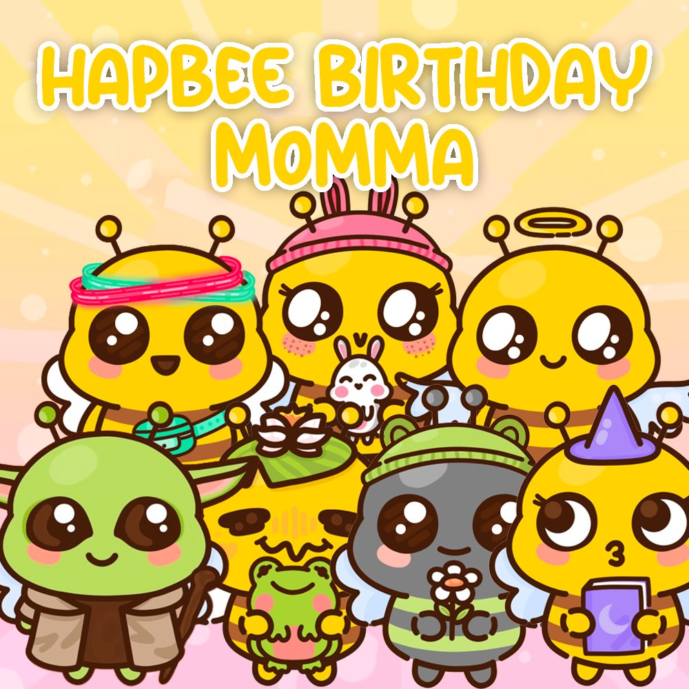 🥳 HapBEE birthday to the best bee of web3! 🎂

We hope you have a great day and weekend @BuzzedBeeETH