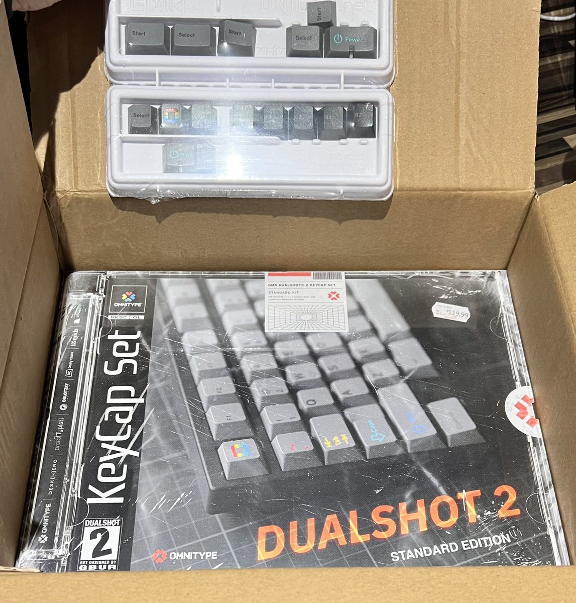 Dual Shot 2 keycaps 😍 hopefully get a new keyboard built soon😌 #keyboard