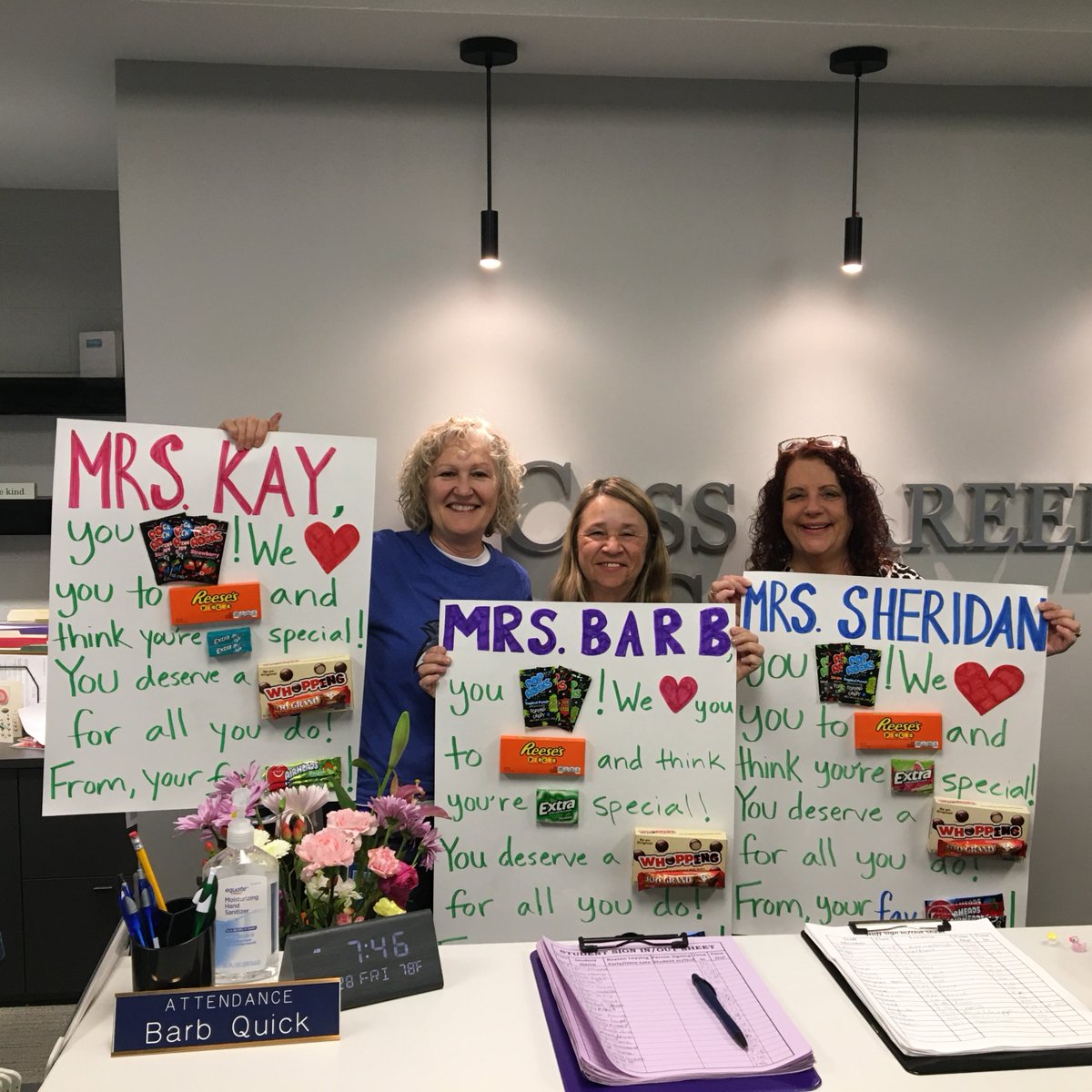 We have had the MOST fun celebrating our Administrative Professionals this week! Special thanks to our CTSOs for leading the celebration: DECA, Educators Rising, FFA, and SkillsUSA! #CCCfamily