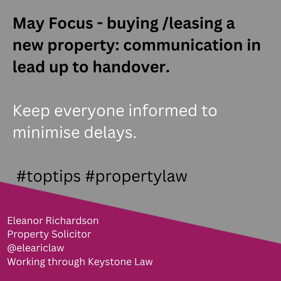 It is a fine balance to project manage handover dates and efficient fitting out with potential problems in agreeing a Practical Completion certificate. Keeping everyone informed will minimise delays. #toptips #newproperty #newbuild #newpremises #propertytips #propertylaw