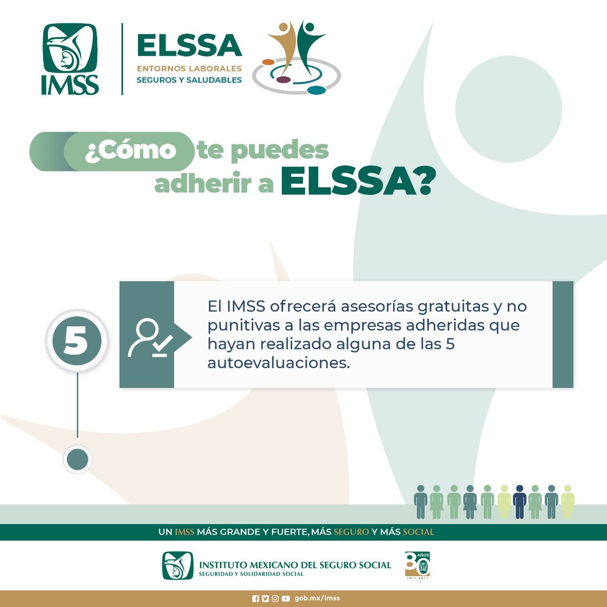 Tu_IMSS's tweet photo. Día Mundial de la #SeguridadYLaSalud en el Trabajo | Con el programa #ELSSA_IMSS el Instituto ofrece asesorías gratuitas sobre Entornos Laborales, Seguros y Saludables. https://t.co/oLF0L7N6JI