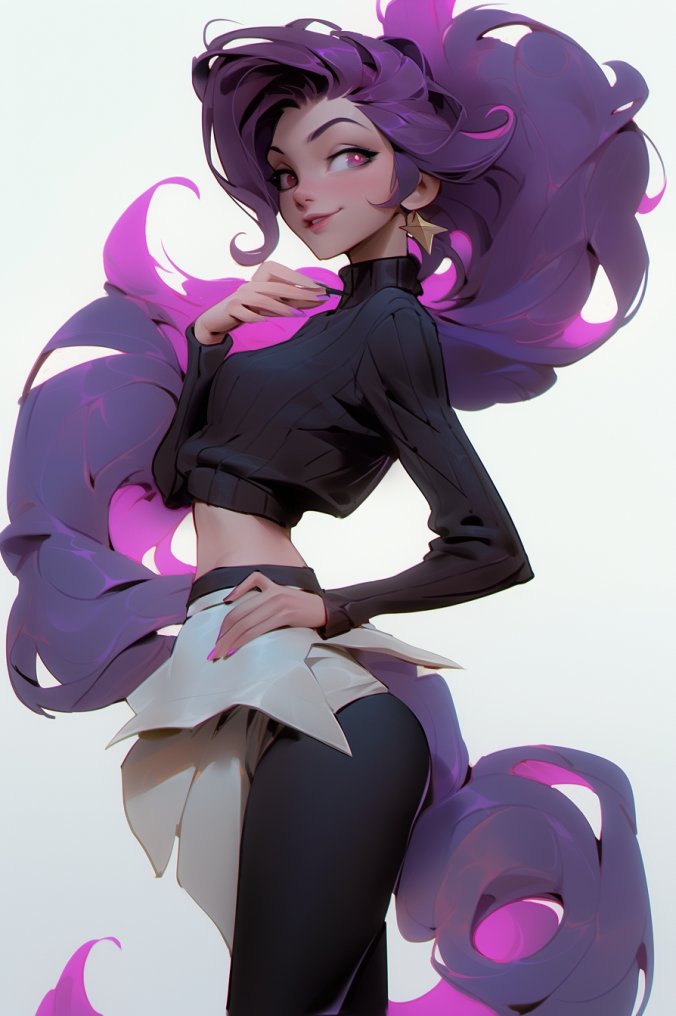 imaginesmthin's tweet photo. Remember the embodiment of evil and beauty? You guessed it - she's back!
Something suggests me that niji 5 is not especially good at coming up with women figures.
#midjourneyv5 #midjourney #MidjourneyAI #midjourneyart #aiart #nijijourney https://t.co/LYaUyFWobW
