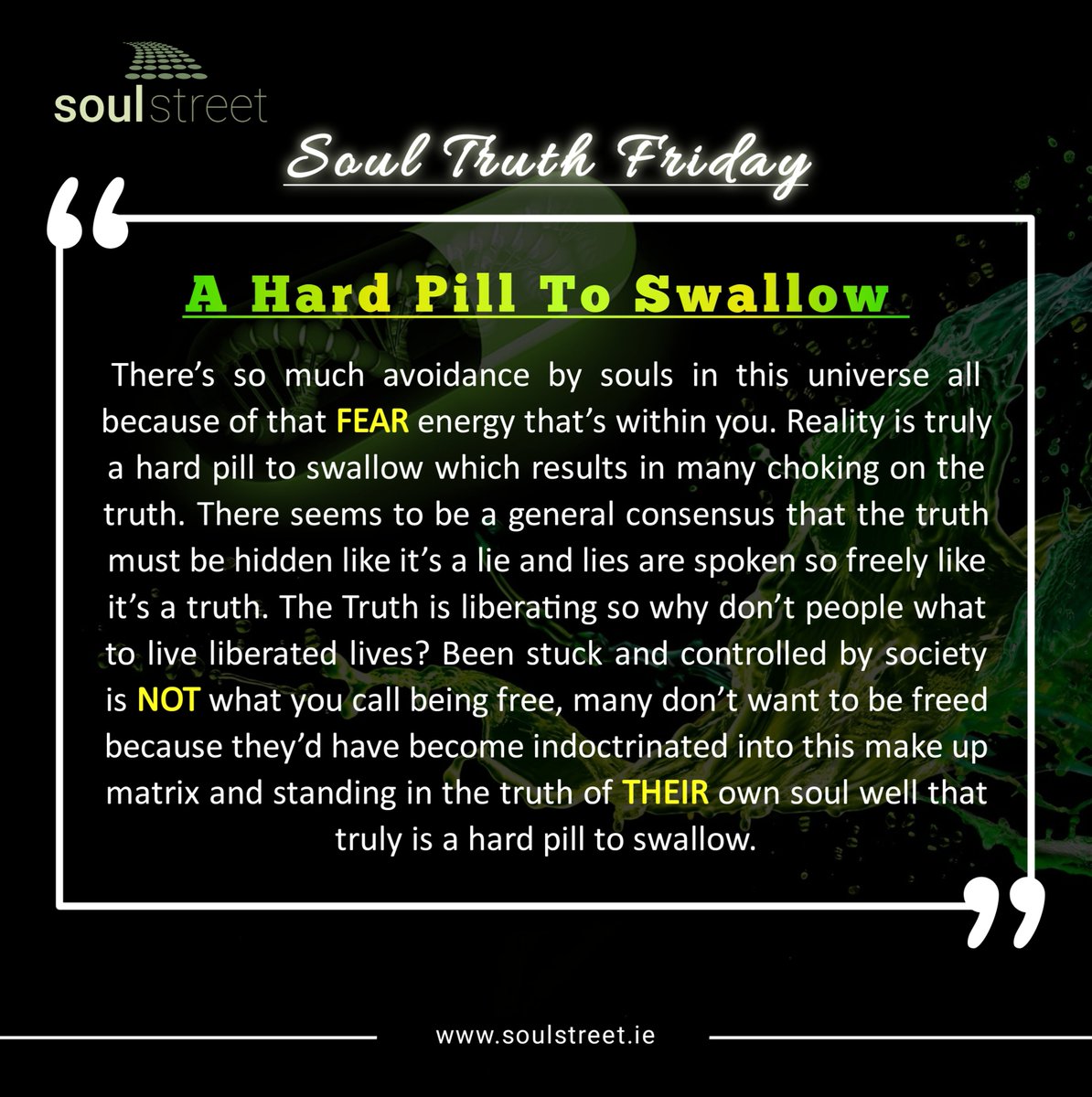 MediumamyMarie's tweet image. 𝕊𝕠𝕦𝕝 𝕋𝕣𝕦𝕥𝕙 𝔽𝕣𝕚𝕕𝕒𝕪      

𝑹𝒆𝒍𝒆𝒂𝒔𝒆 𝒊𝒕 𝒂𝒍𝒍  

💞Visit Soulstreet :    
🌎soulstreet.ie 

#releaseit #releaseitall #clairvoyant #psychicreader #clairvoyance #FridayFacts