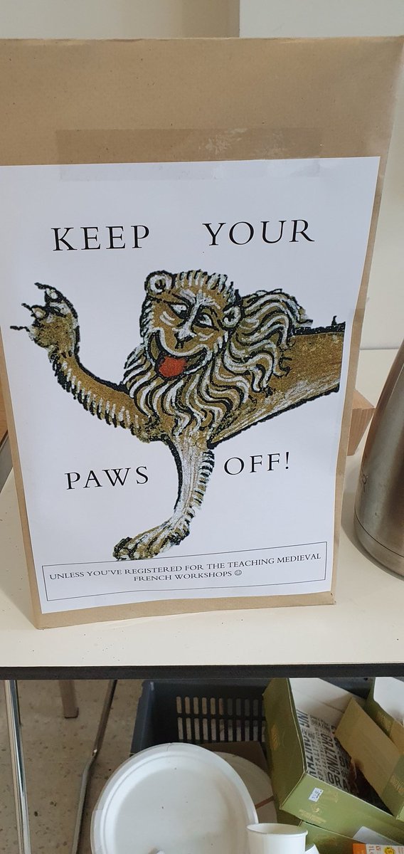 Don't dare steal the medievalists' cake! Having an inspiring time learning about interdisciplinary teaching with maps, art, and archaeology.