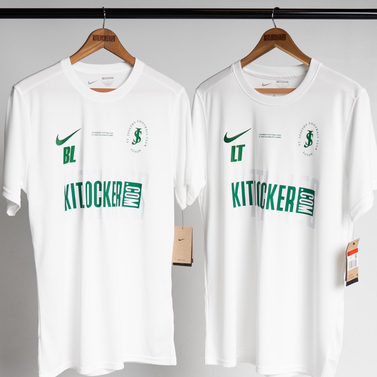 kitlocker's tweet photo. The FA Sunday Cup Final 2023 🏆

The biggest match of the season for @StJoesSun is around the corner! ⚽️

This is the seventh time that @StJoesSun have reached the final of this competition. #7️⃣

Warm up tops are all ready! 🙌

Let’s go @StJoesSun 🍀

#7times #upthejoes https://t.co/SP0H8T6G0Y