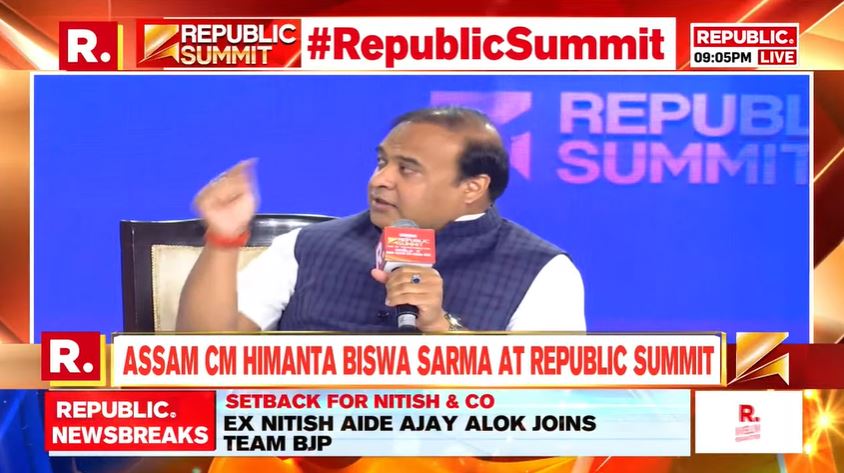 republic's tweet photo. #HimantaAtRepublicSummit | We need doctors, engineers from minority communities, we don't want only Mullahs. If Vedic schools only ask you to become a pujari, I will have second thought: Assam CM @himantabiswa at #RepublicSummit 

#TimeOfTransformation 

https://t.co/gTW85mjcgN https://t.co/nKTspEI60p