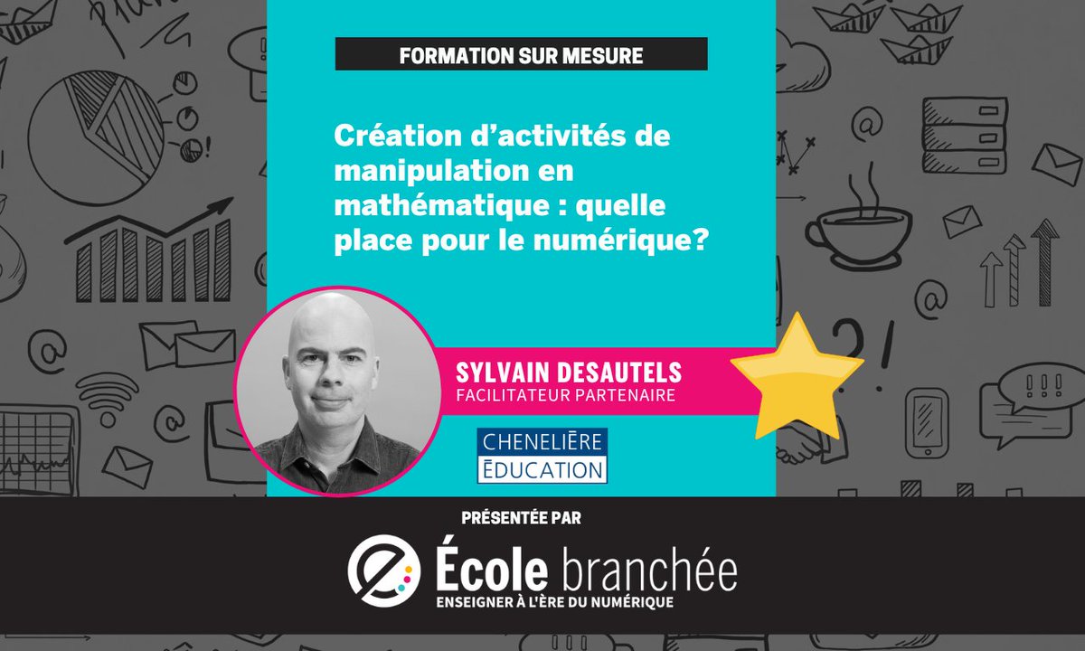 ecolebranchee's tweet image. L&apos;école primaire Lambert Closse recevait cette semaine Sylvain Desautels pour parler de création d&apos;activités de manipulation en mathématique.

Trouvez la #formation qu&apos;il vous faut dans notre catalogue :
ecolebranchee.com/chercher-forma…
#DevProf