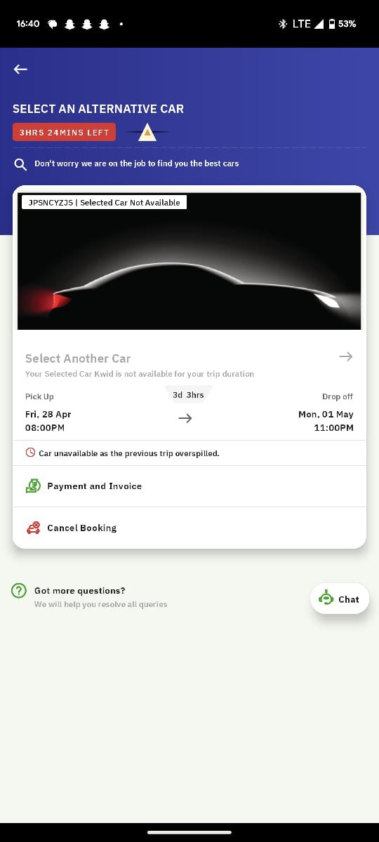 SoumavP's tweet photo. @Zoomcar_India @Zoomcar_India select another car is disabled for us https://t.co/d9mvXH2w8p