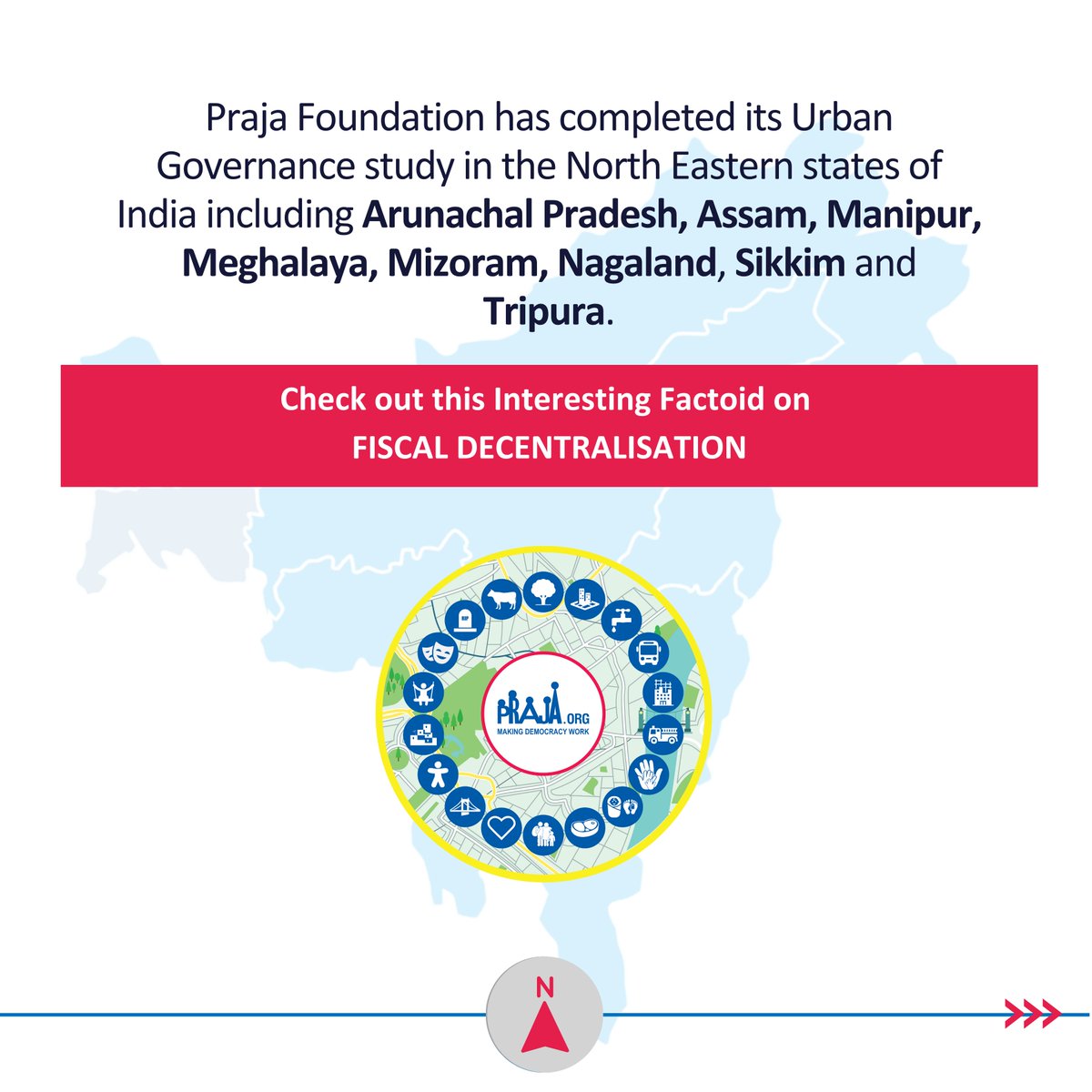 Prajafoundation's tweet photo. As per the 15th Finance Commission's recommendation, #Citycorporations should make their municipal #budget and audit accounts publicly available to avail grants. Check out these findings on the #FiscalDecentralisation of the 8 North-Eastern states of #India. @FNFSouthAsia (1/2) https://t.co/zBp6o0OYW9
