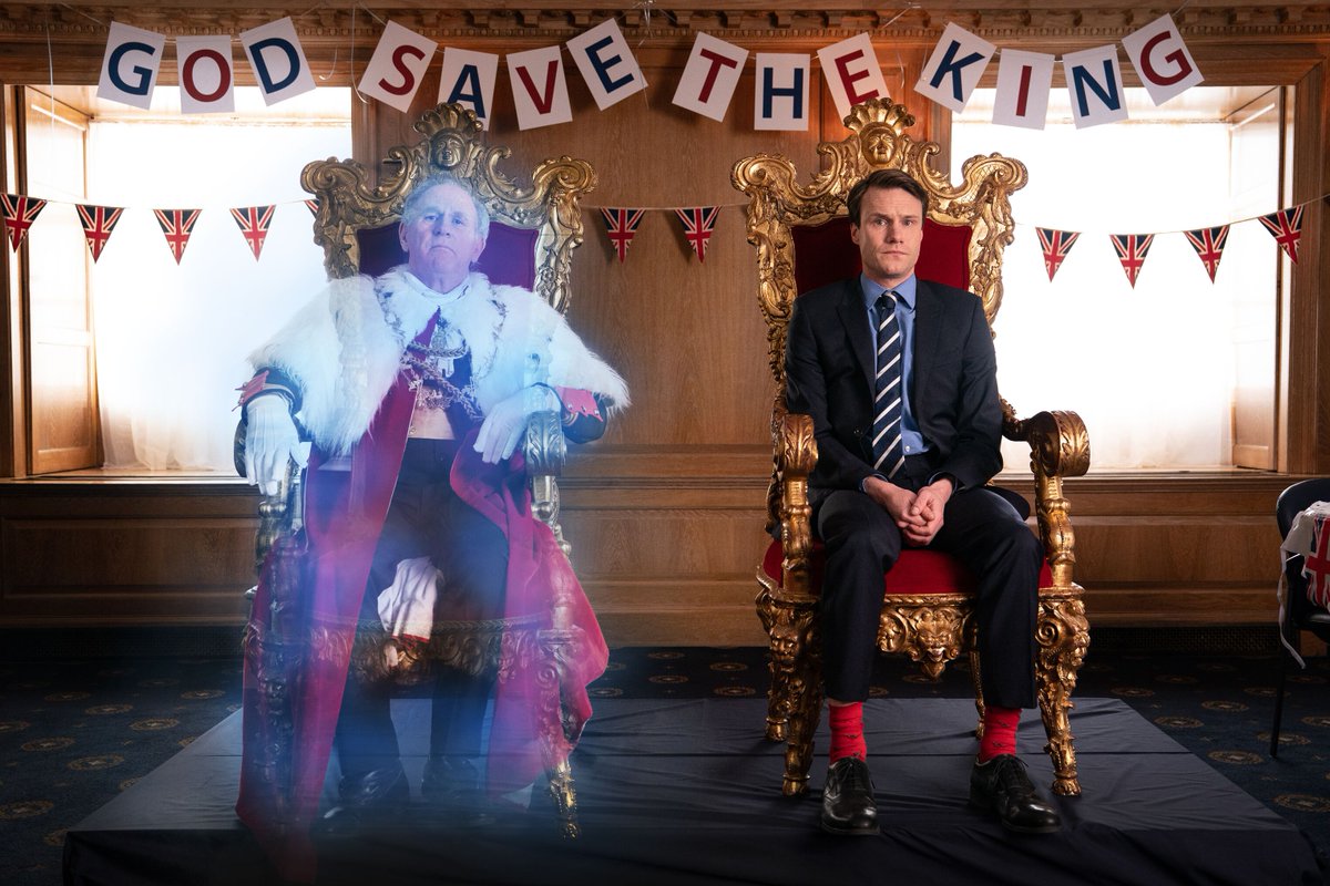 God Save The King. #TheWindsors Coronation Special airs this Sunday 30th April at 9pm on <a href="/Channel4/">Channel 4</a>