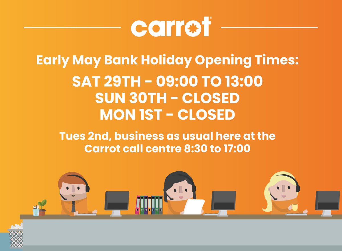 We would like to inform all our customers of our opening hours 🥕📅🚗

Please see these hours below 👇