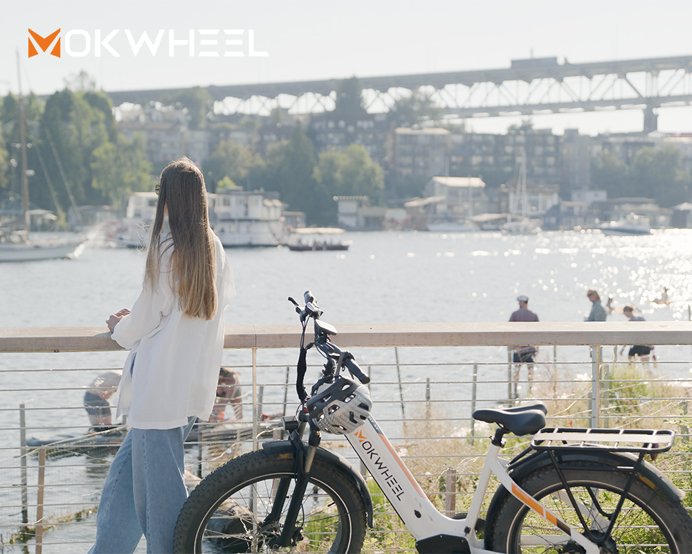 Take a break from stress and hop on a Mokewheel ebike to relax! Anywhere will do! #Mokwheel #ebikes #peacefullife