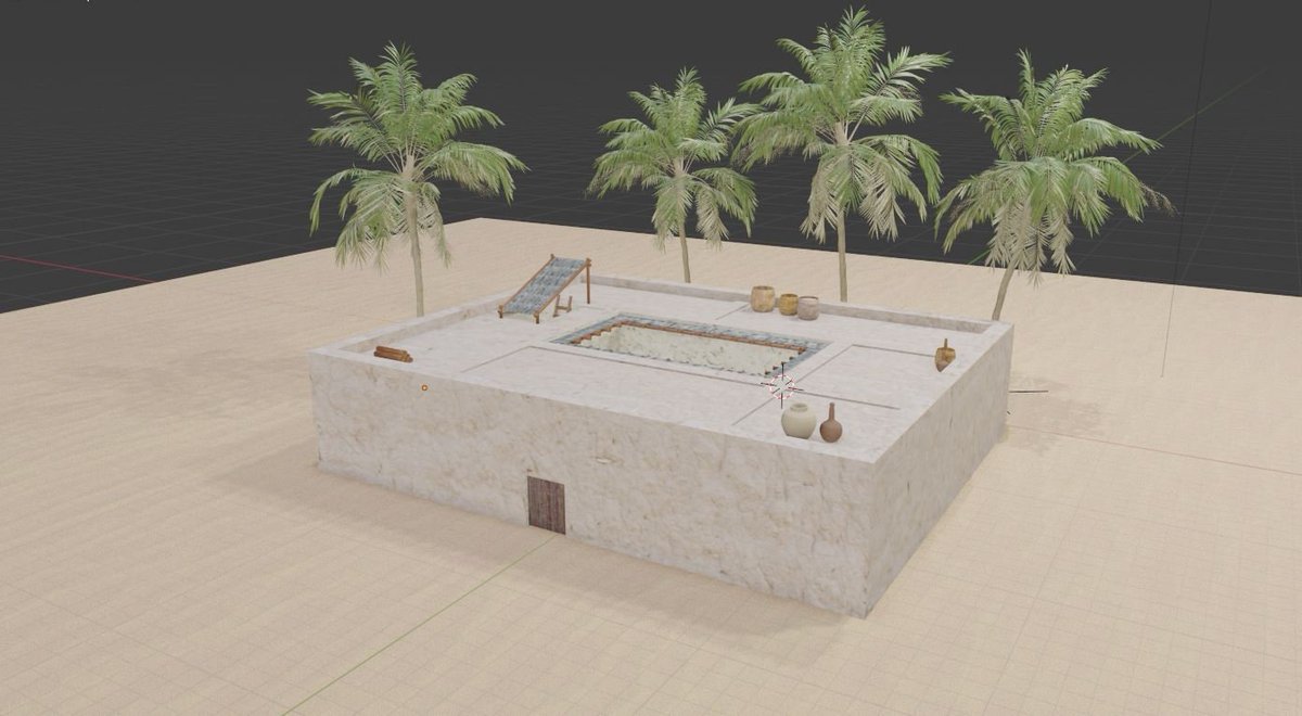 NaveAsens's tweet photo. @johnlopez2nd Reconstrucción 3D.  Casa sumeria realizada a partir del plano original encontrado en una tablilla del 2000 a.c con las medidas en cuneiforme.Tuve que descifrar los números y adaptar la medida utilizada por los sumerios a la nuestra. https://t.co/Zi4ZGBn9Z9
